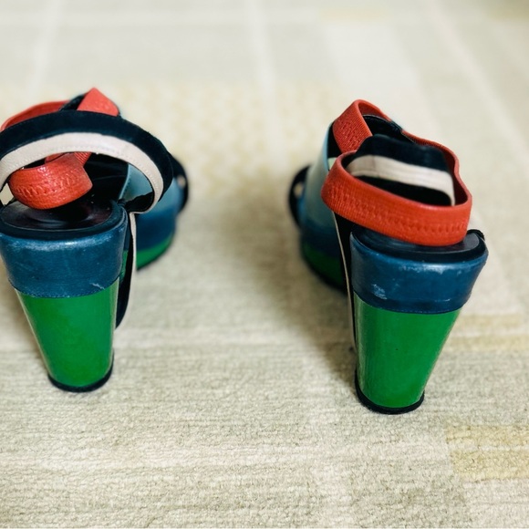 RARE Anthropologie Kron Wedge Sandal - Picture 6 of 7